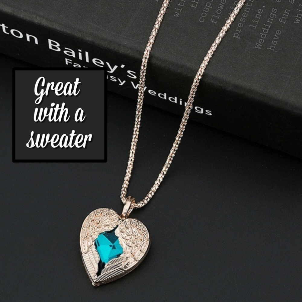 2 for $30 Long Gold Tone Sweater Necklace